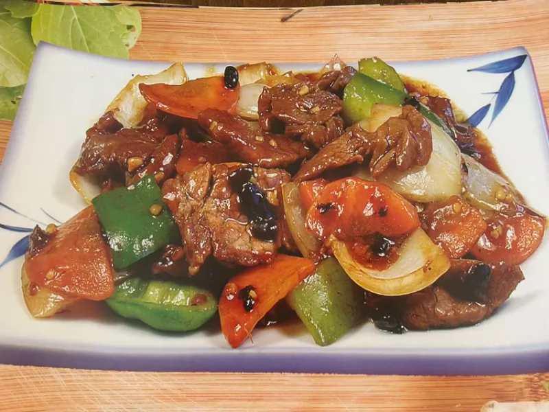 Beef with Black Bean Sauce